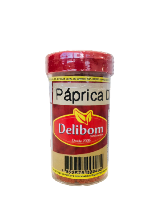 Condimento Paprica Doce 25Gr Delibom - Unidade