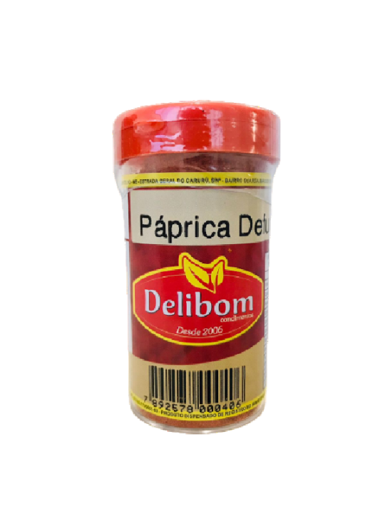 Condimento Paprica Defumada 25Gr Delibom - Unidade