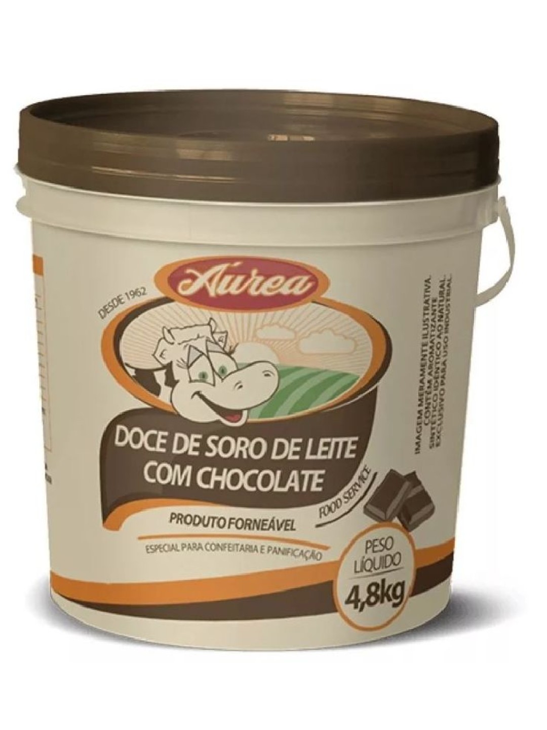 Doce De Leite C/ Chocolate 4,8Kg Aurea - Unidade