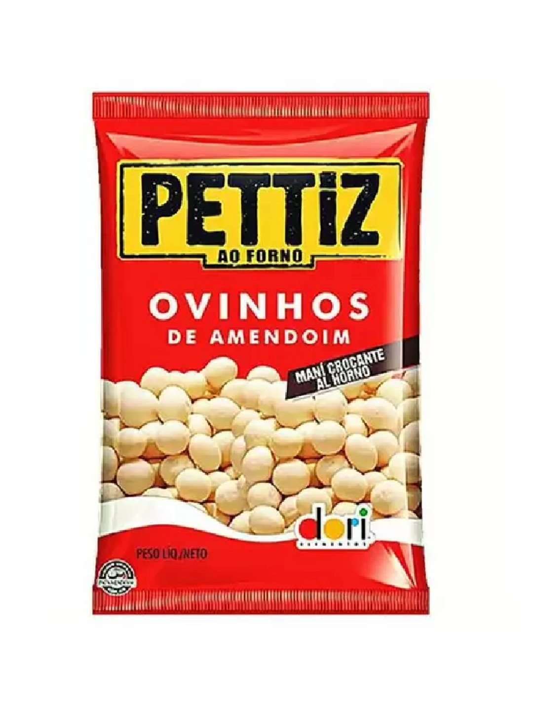 Amendoim Pettiz Ao Forno Ovinhos 120Gr Dori - Pacote