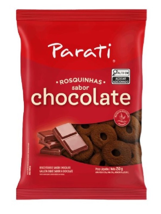 Biscoito Rosca Parati Radcau Choc.250Gr