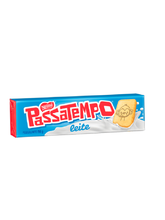 Biscoito Passatempo Recheado Leite 130Gr Nestle - Unidade