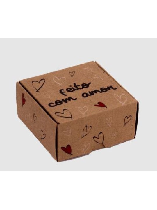 Caixa 4 Doces Amor Doce 4X8X8Cm Ref.4339 Boxid - Unidade