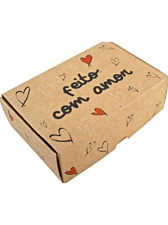 Caixa 6 Doces Amor Doce 4X12X8Cm Ref.3671 Boxid - Unidade