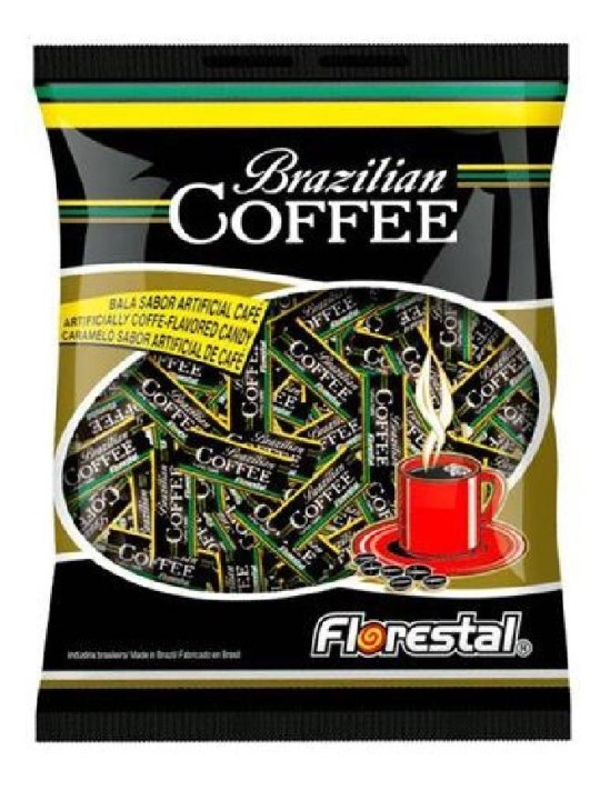 Bala Brazilian Coffee 108Gr Florestal - Pacote