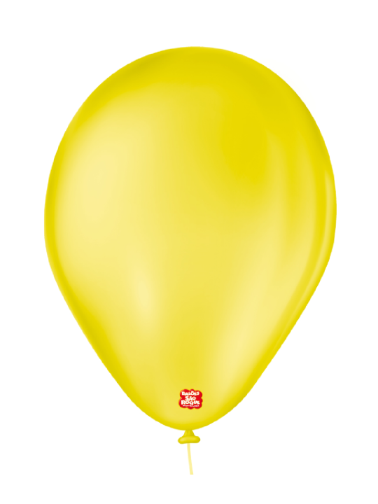 Balao Liso 7.0 Amarelo Citrino C/50 Sao Roque - Pacote