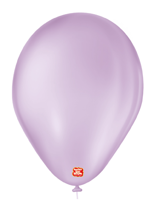 Balao Liso 7.0 Lilas Baby C/50 Sao Roque - Pacote