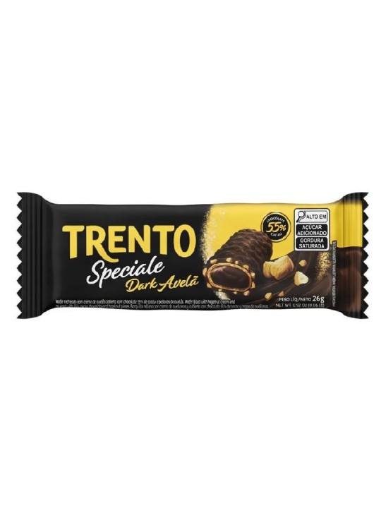 Wafer Trento Speciale Avela Dark 26Gr Peccin - Unidade