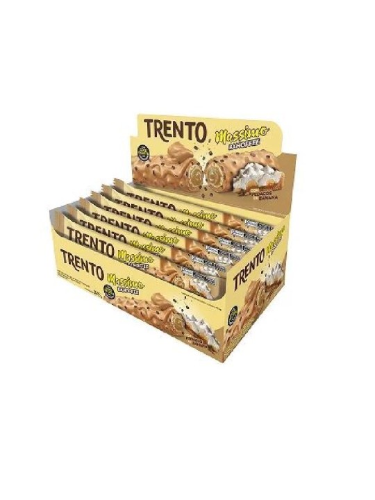 Trento Massimo Wafer Banoffee 15X25Gr 375Gr Peccin - Display C/15 Un