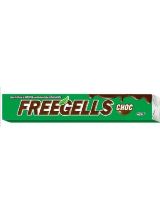 Freegells Chocolate C/Menta 27,6Gr Riclan - Unidade