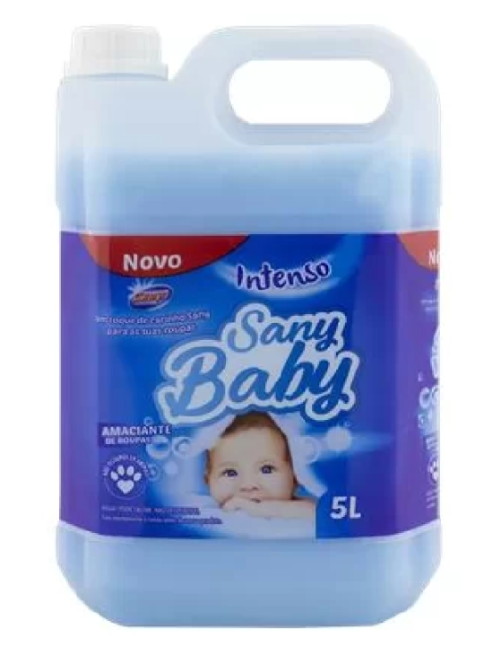 Amaciante Baby Intenso Azul 5Lt Sanymix - Unidade