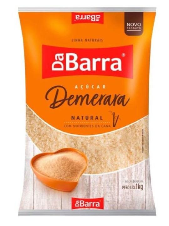 Açucar Da Barra Demerara 1Kg - Kilo