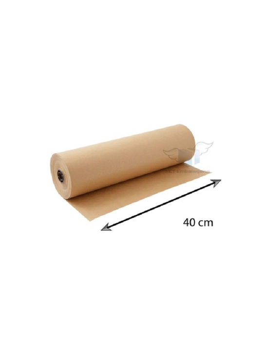 Rolo Bobina Papel Kraft 60Gr Liso 40Cm