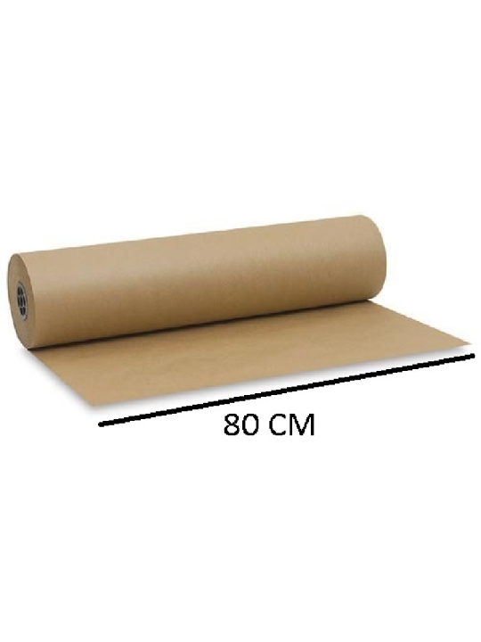 Rolo Bobina Papel Kraft 60Gr Liso 80Cm