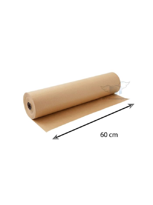 Rolo Bobina Papel Kraft 60Gr Liso 60Cm