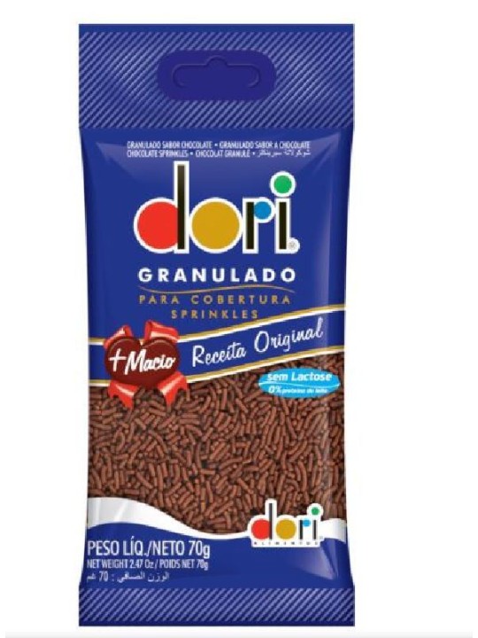 Granulado Chocolate 70Gr Dori - Pacote