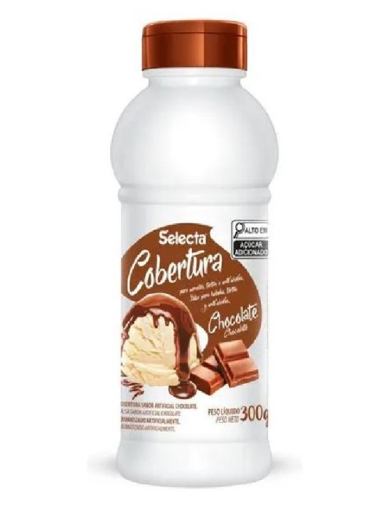 Cobertura P/ Sorvetes Chocolate 300Gr Selecta - Unidade