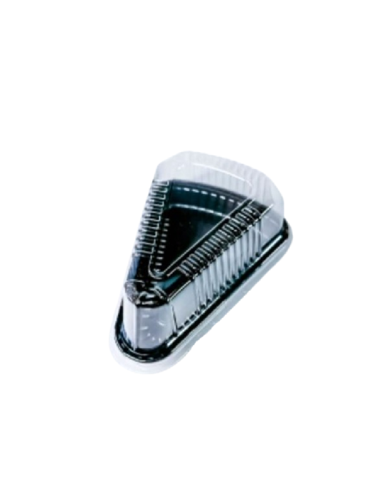 Embalagem Cristal Bp-630Pr Preta Fatia Torta 15,7X11,9X6,4Cm Bipack - Unidade