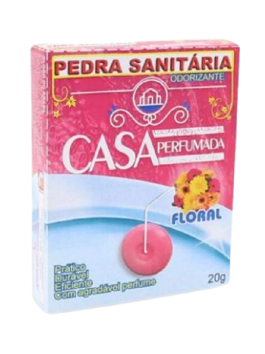 Pedra Sanitaria Floral 20Gr Brilholac - Unidade