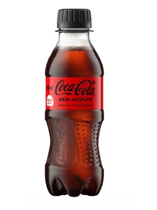 Refrigerante Coca Cola Sem Açucar Pet 200Ml - Unidade