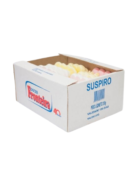 Suspiro 312Gr C/12 Un Doces Fronteira - Caixa