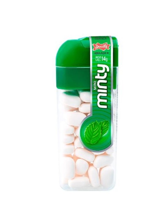 Pastilha Mini Minty Hortelã 14Gr Docile - Unidade
