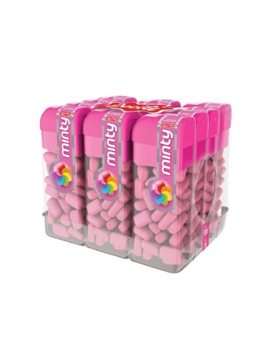 Pastilha Mini Minty Tutti-Frutti 14Gr Docile - Unidade