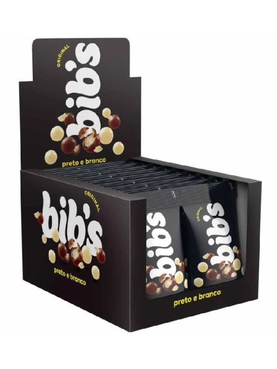 Bibs Chocolate Preto/Branco 18X40Gr 720Gr Neugebauer - Display C/18 Un