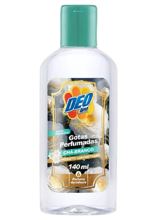 Gotas Perfumadas Cha Branco 140Ml Deoline - Unidade