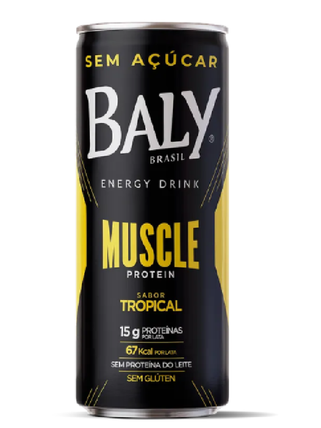 Baly Lata Muscle Protein Tropical Sem Açucar 250Ml - Unidade Baly Lata Muscle Protein Tropical Sem Açucar 250Ml - Unidade