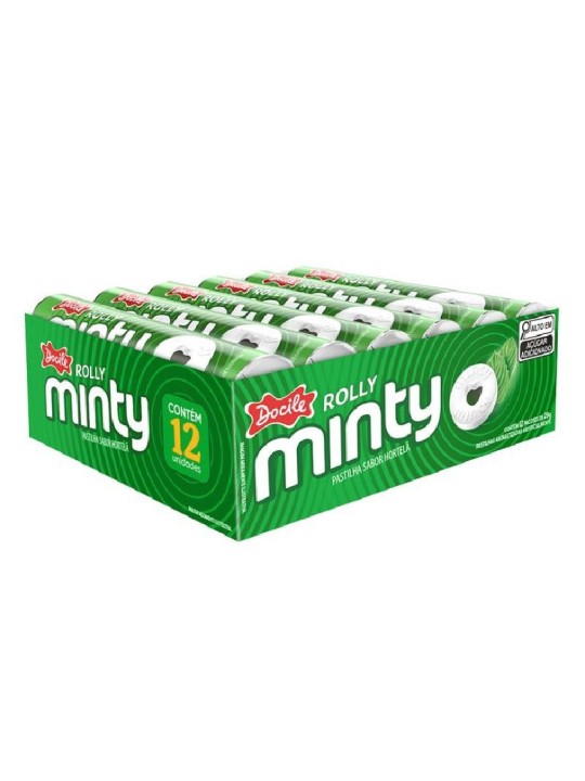 Pastilha Minty Tubo Hortela 12X29Gr 348Gr Docile - Display C/12 Un