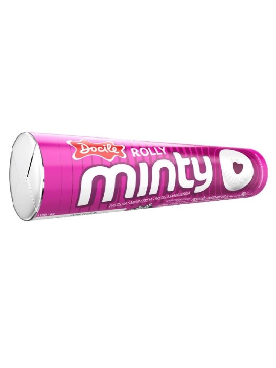 Pastilha Minty Tubo Cereja 12X29Gr 348Gr Docile - Display C/12 Un