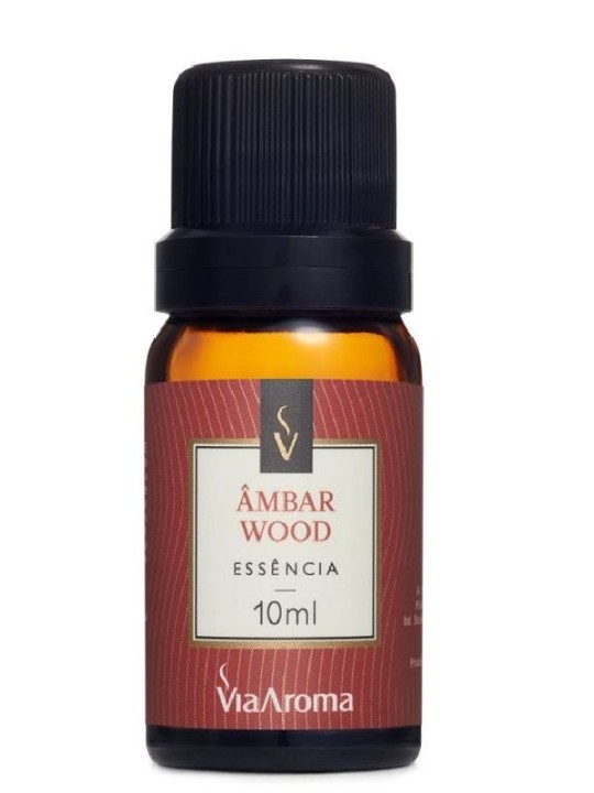 Essencia Classica Ambar Wood 10Ml Viaaroma - Unidade