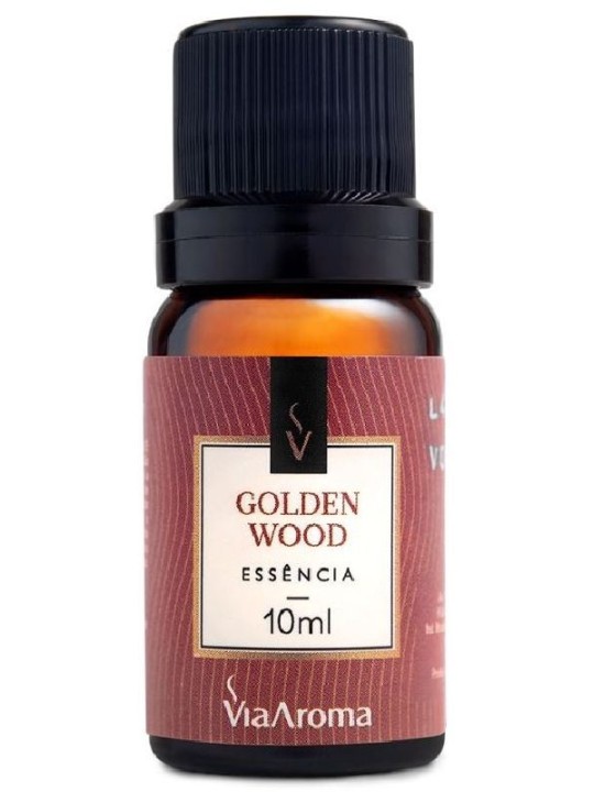Essencia Classica Golden Wood 10Ml Viaaroma - Unidade