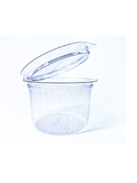 Embalagem Cristal Bp-771 Redonda Articulada Pote 450Ml 12,3X7Cm Bipack - Unidade