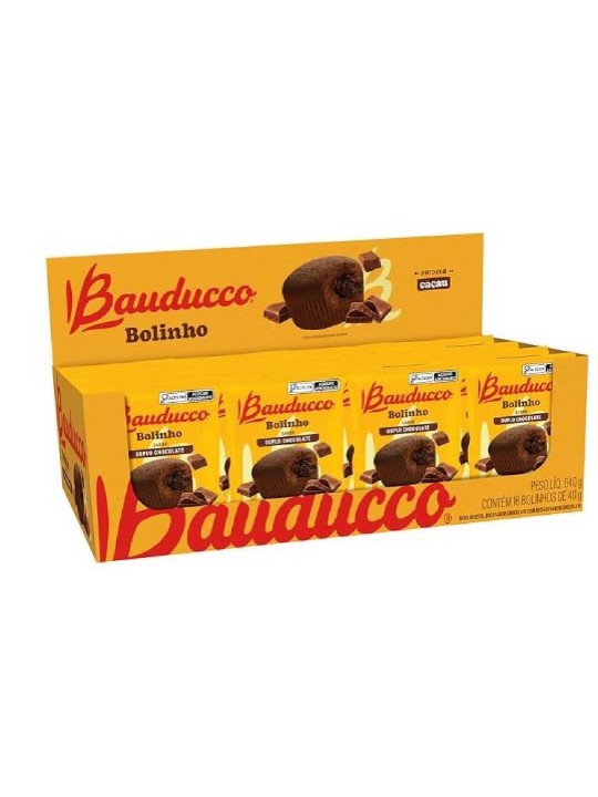Bolinho Duplo Chocolate 40Gr Bauducco - Unidade Bolinho Duplo Chocolate 40Gr Bauducco - Unidade