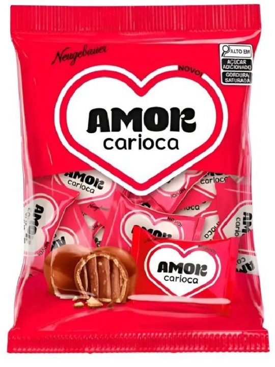 Bombom Amor Carioca 500Gr Neugebauer - Pacote