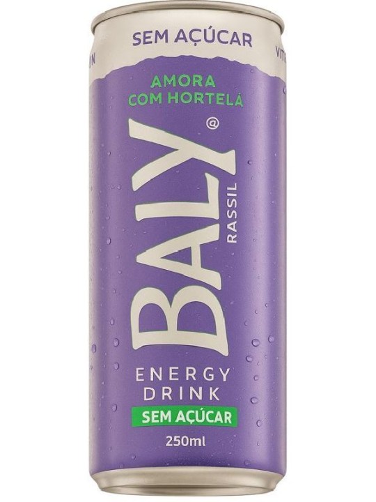 Baly Lata Amora C/Hortela S/Açucar 250Ml Baly - Unidade