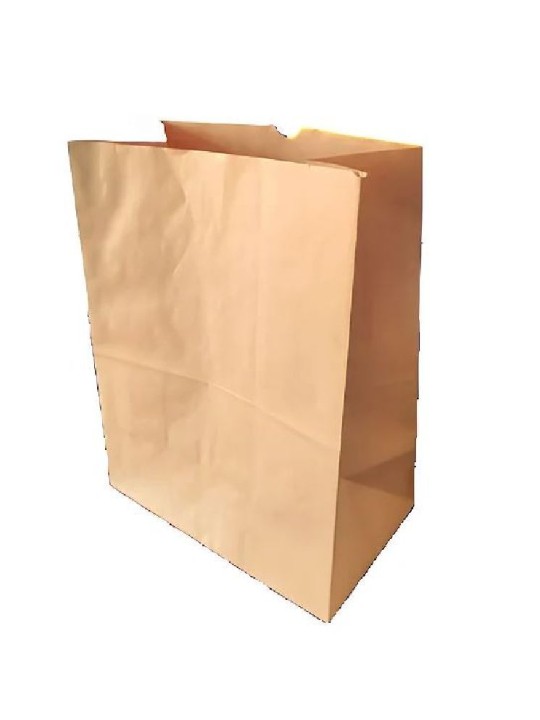 Saco Papel Kraft Sos P Delivery 18X27X10,5Cm 80Gr 5Kg C/100 Un