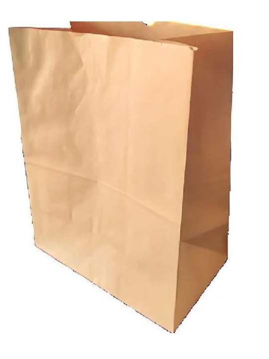 Saco Papel Kraft Sos Gg Delivery 28X37X14,5Cm 80Gr 20Kg C/100Un