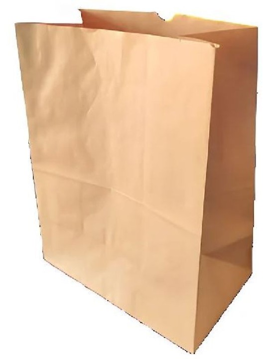 Saco Papel Kraft Sos Xg Delivery 31X38X18Cm 80Gr 25Kg C/100 Un