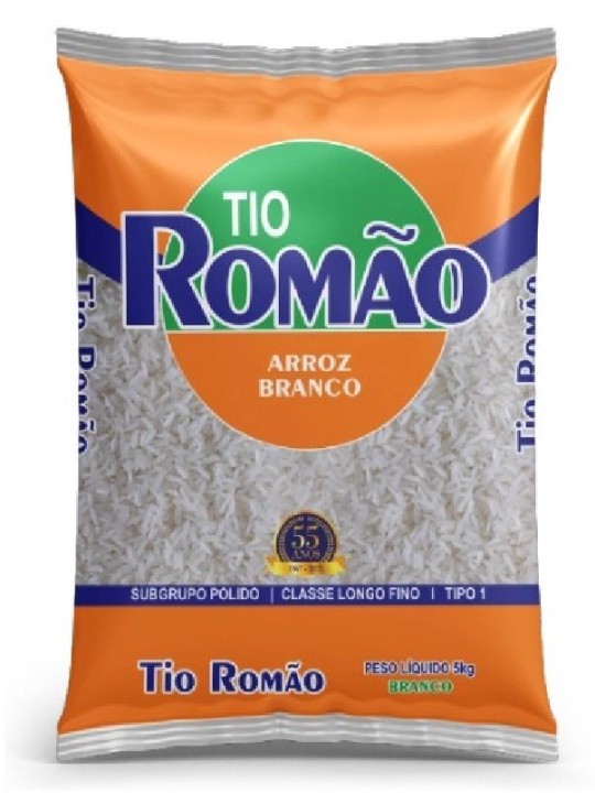 Arroz Branco Tio Romao Tp-1 1Kg - Pacote