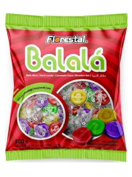 Bala Balala Sortida 500Gr Florestal - Pacote Bala Balala Sortida 500Gr Florestal - Pacote