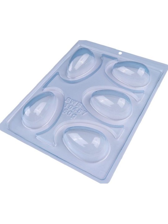 Forma Ovo Liso Especial Silicone 50Gr Ref.10467 Bwb - Unidade