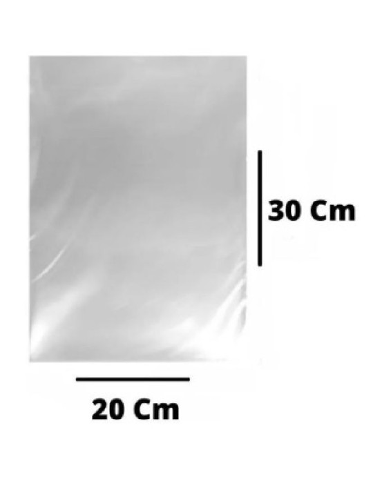 Saco Plast 20X30X010 Plast - Kilo