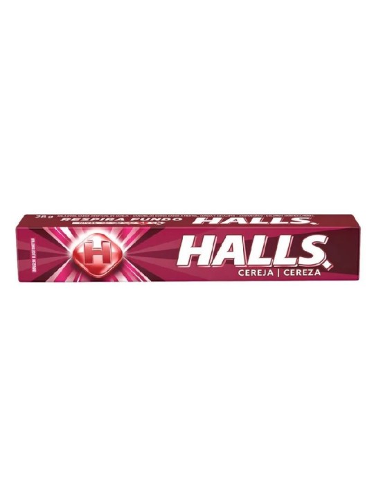 Halls Cereja 28Gr Adams - Unidade
