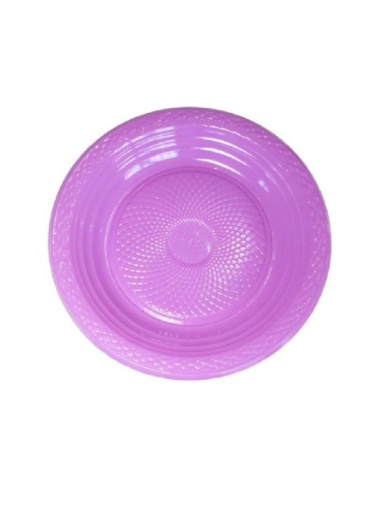 Prato Plast Lilas 15Cm Salgados/Bolo Forfest - Pacote C/10 Un Prato Plast Lilas 15Cm Salgados/Bolo Forfest - Pacote C/10 Un