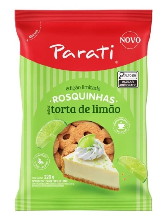 Biscoito Rosca Torta De Limao Parati 220Gr - Pacote