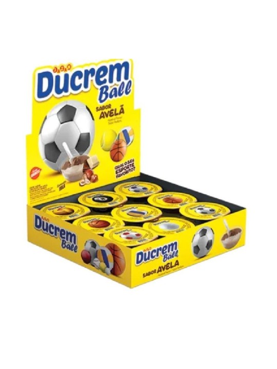 Creme De Avelã Ducrem Ball Display 18X18X25Gr Jazam - Display C/18 Un