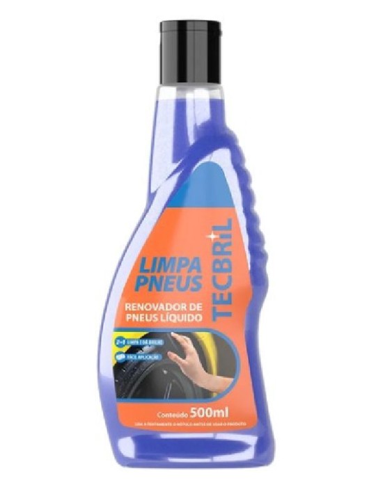 Limpa Pneus Liquido Tecbril 500Ml Baston - Unidade